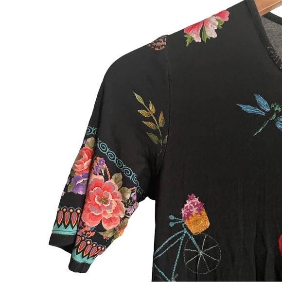 Johnny Was Zooey Bordered Swing Dress - Picture 4 of 6